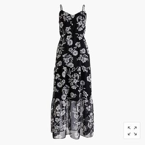 J Crew floral maxi dress